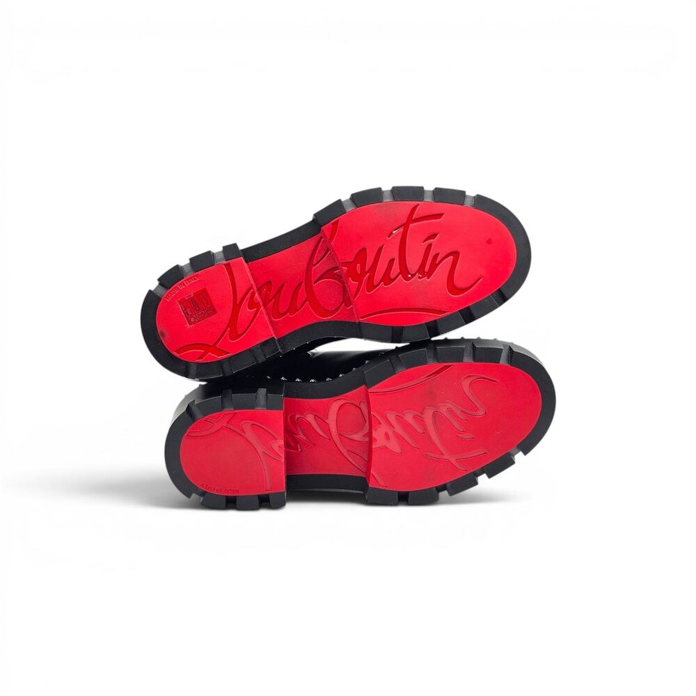 Christian Louboutin St Emilia Pyraclou Women's Leather Boots Black EU 37 US 7 - Picture 5 of 9